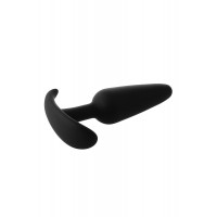 Анальний плаг чорний Dreamtoys FantASStic Smooth зі стопером у формі якоря, Large