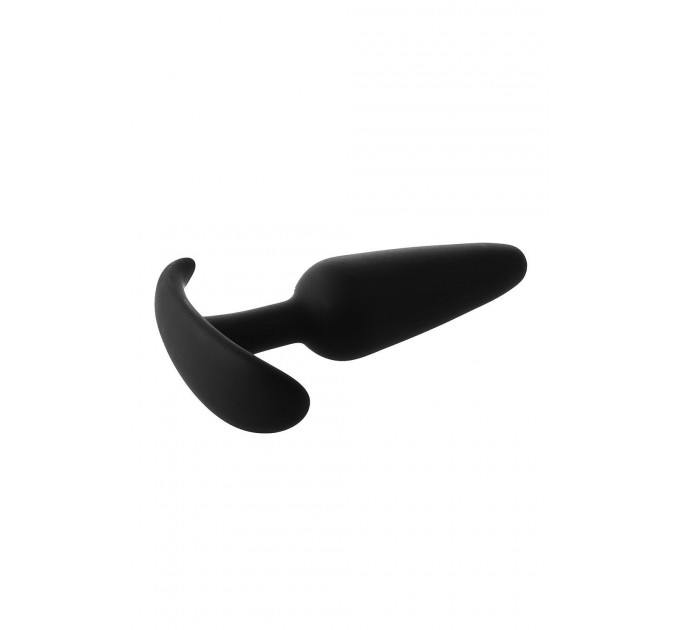 Анальний плаг чорний Dreamtoys FantASStic Smooth зі стопером у формі якоря, Large