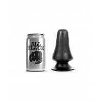 Анальный плаг для фистинга All Black AB39 13 см х 7 см, черный