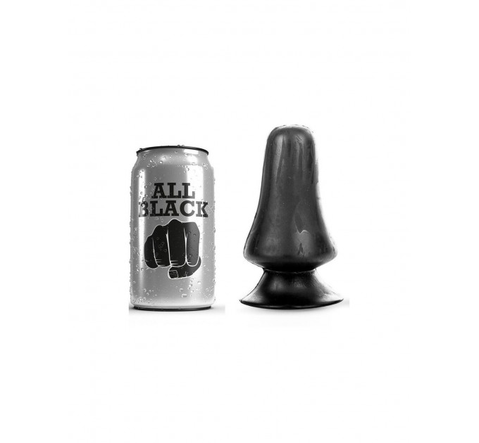 Анальный плаг для фистинга All Black AB39 13 см х 7 см, черный