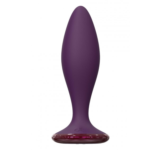 Анальний вібратор Dreamtoys Glam з пультом, фіолетовий, 12.8 см