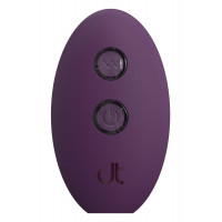 Анальный вибратор Dreamtoys Glam с пультом, фиолетовый, 12.8 см