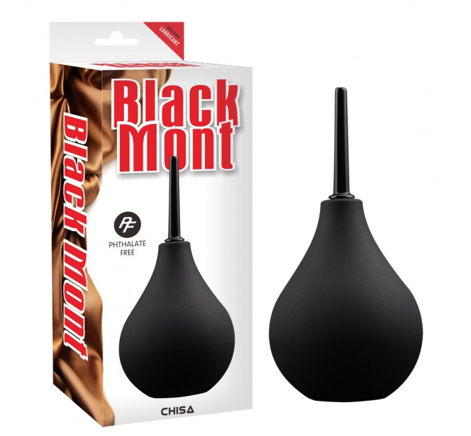 Анальный душ Chisa Black Mont Easy Clean Enema, черный