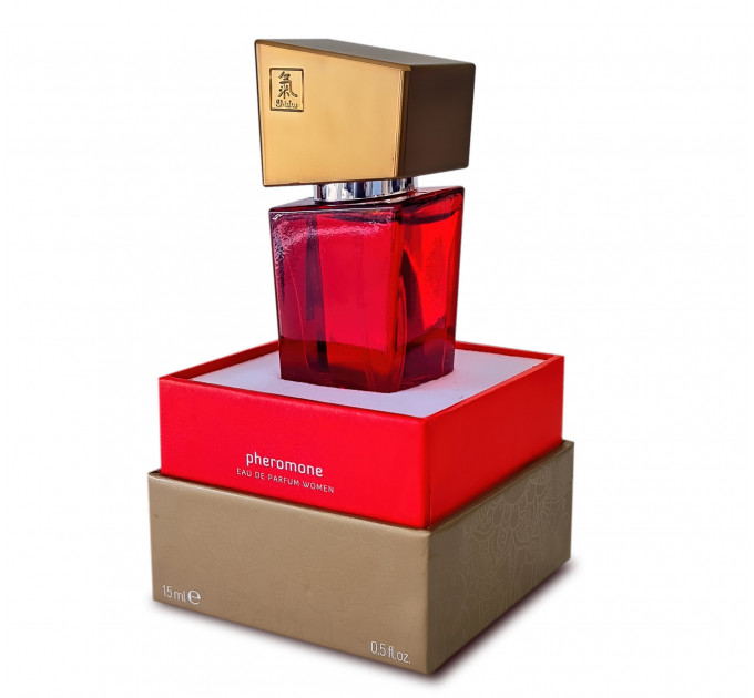 Духи з феромонами жіночі SHIATSU Pheromone Fragrance women red 15 ml