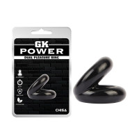 Эрекционное кольцо двойное Chisa GK Power Dual Pleasure, черный
