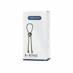Эрекционное лассо X-Ring Medica Group, силиконовое, черное