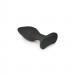 ET198BLK Анальная пробка Easytoys, силиконовая, черная, 12х4 см