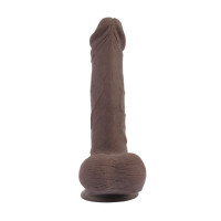 Фалоімітатор з присоскою Chisa T-skin ReaL Wild Penetrator, коричневий, 21.5 см