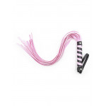 Флогер зі штучної шкіри Star Night із чорно-рожевою ручкою, One Size