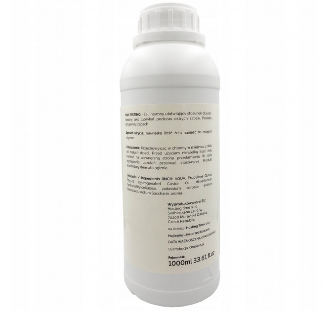 Гель для фистинга LoveStim Max Fisting 1000ml