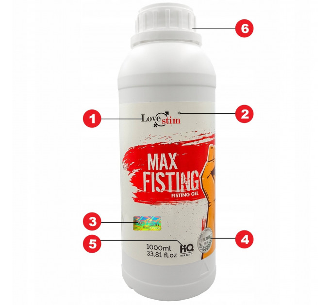 Гель для фистинга LoveStim Max Fisting 1000ml