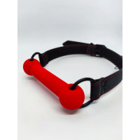 Кляп DS Fetish Mouth silicone gag red/black Кляп DS Fetish Mouth silicone gag red/black