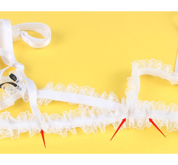 Костюм школярки Star Night 4 предмети, біло-червоний, XL-2XL