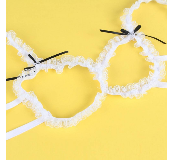 Костюм школярки Star Night 4 предмети, біло-червоний, XL-2XL