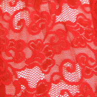 Мереживний пояс для панчіх StarNight червоний, XS-S