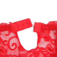Мереживний пояс для панчіх StarNight червоний, XS-S