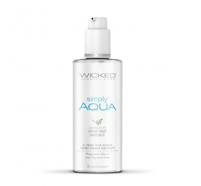 Лубрикант на водной основе WICKED SIMPLY AQUA 70ML