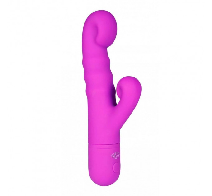 Вибратор-кролик Peachy Pretty Violet Miss V, розовый