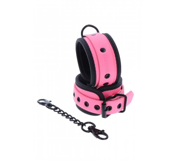 Наручники светящиеся в темноте Taboom Wrist Cuffs, розовые
