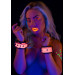 Наручники светящиеся в темноте Taboom Wrist Cuffs, розовые