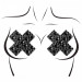 Пестиси на соски One Size X-Factor Rhinestone Nipple Covers Leg Avenue, зі стразами