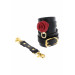 Поножи на щиколотку черные Taboom Wild Roses Ankle Cuffs с декоративными красными розами