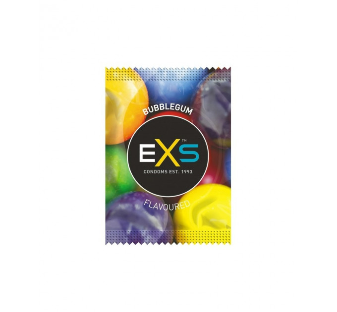 Презерватив латексный EXS Bubblegum со вкусом жевательной резинки (цена за 5 шт.)