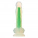 Светящийся фаллоимитатор Dream Toys RADIANT SOFT SILICONE GLOW IN THE DARK DILDO SMALL GREEN