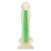 Светящийся фаллоимитатор Dream Toys RADIANT SOFT SILICONE GLOW IN THE DARK DILDO SMALL GREEN