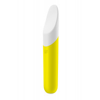 Віброкуль з плоским вигнутим наконечником Satisfyer Ultra Power Bullet 7 жовтий
