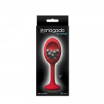 Унікальна анальна пробка RENEGADE Rattler RED