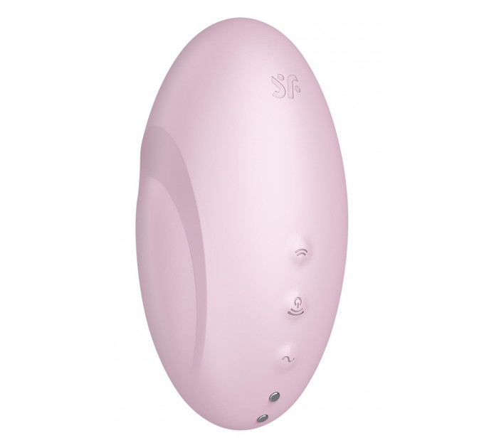 Вакуумний клітор стимулятор Satisfyer Vulva Lover 3 з вібрацією, рожевий