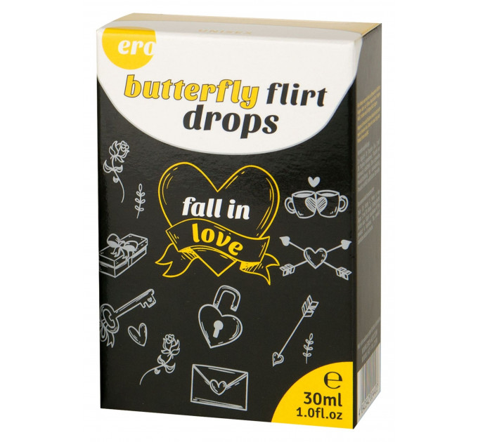 Збуджуючі краплі для двох ERO Butterfly Flirt Drops, 30 мл
