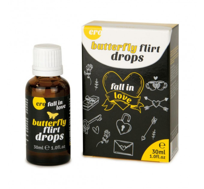Збуджуючі краплі для двох ERO Butterfly Flirt Drops, 30 мл