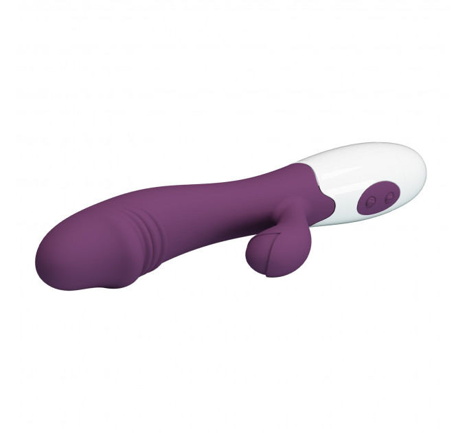 Вибратор-кролик для точки G PRETTY LOVE SNAPPY фиолетовый, 19 х 3.2 см