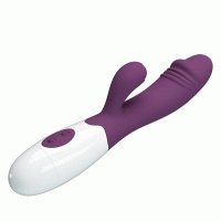 Вібратор-кролик для точки G PRETTY LOVE SNAPPY фіолетовий, 19 х 3.2 см