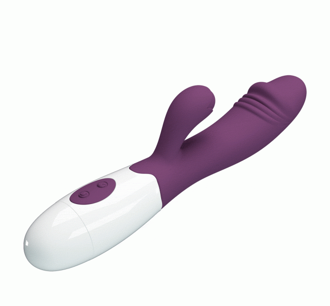 Вибратор-кролик для точки G PRETTY LOVE SNAPPY фиолетовый, 19 х 3.2 см