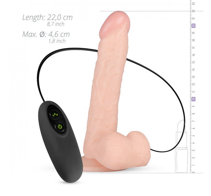 Вибратор реалистик с пультом Lewis Realistische Vibrator