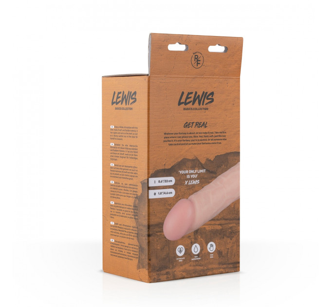 Вибратор реалистик с пультом Lewis Realistische Vibrator