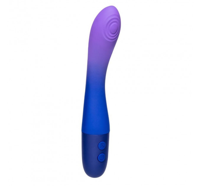 Вибратор с пульсатором Every Night Toys для точки G, сине-фиолетовый градиент