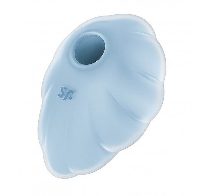 Вибратор Satisfyer Cloud Dancer с вакуумной стимуляцией клитора, голубой