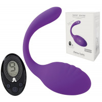 Виброяйцо с дистанционным пультом управления Adrien Lastic Smart Dream силиконовое, фиолетовое