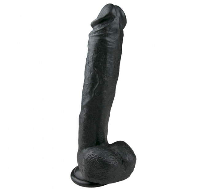 Фаллоимитатор Гигант EasyToys Black, 26.5 х 4.8 см