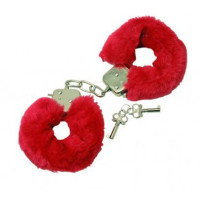 Наручники с мехом Fur Love Cuffs, Red Наручники с мехом Fur Love Cuffs, Red