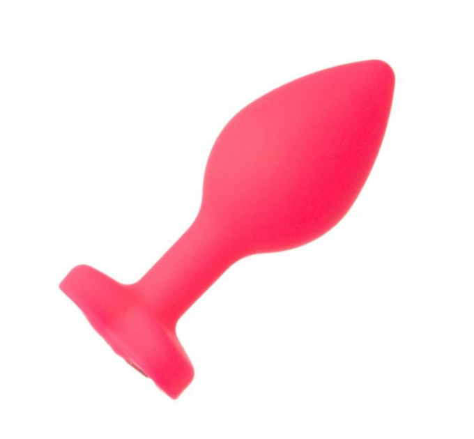 Анальная Pink Silicone Heart Light Pink,M