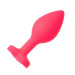 Анальная Pink Silicone Heart Light Pink,M
