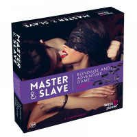 F61278 Набор БДСМ 10 шт Master & Slave BDSM Kit tijgerprint Purpel