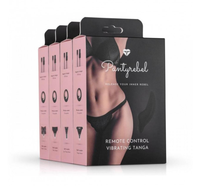 Вибратор в трусики стринги Vibrating Thong черный