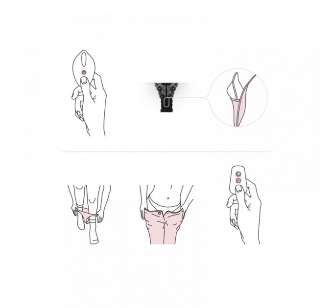 Вибратор в трусики стринги Vibrating Thong черный