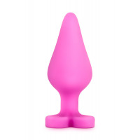 Анальный плаг PLAY WITH ME CANDY HEART BE MINE PINK